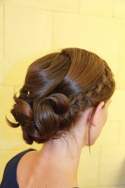 chignon tressé